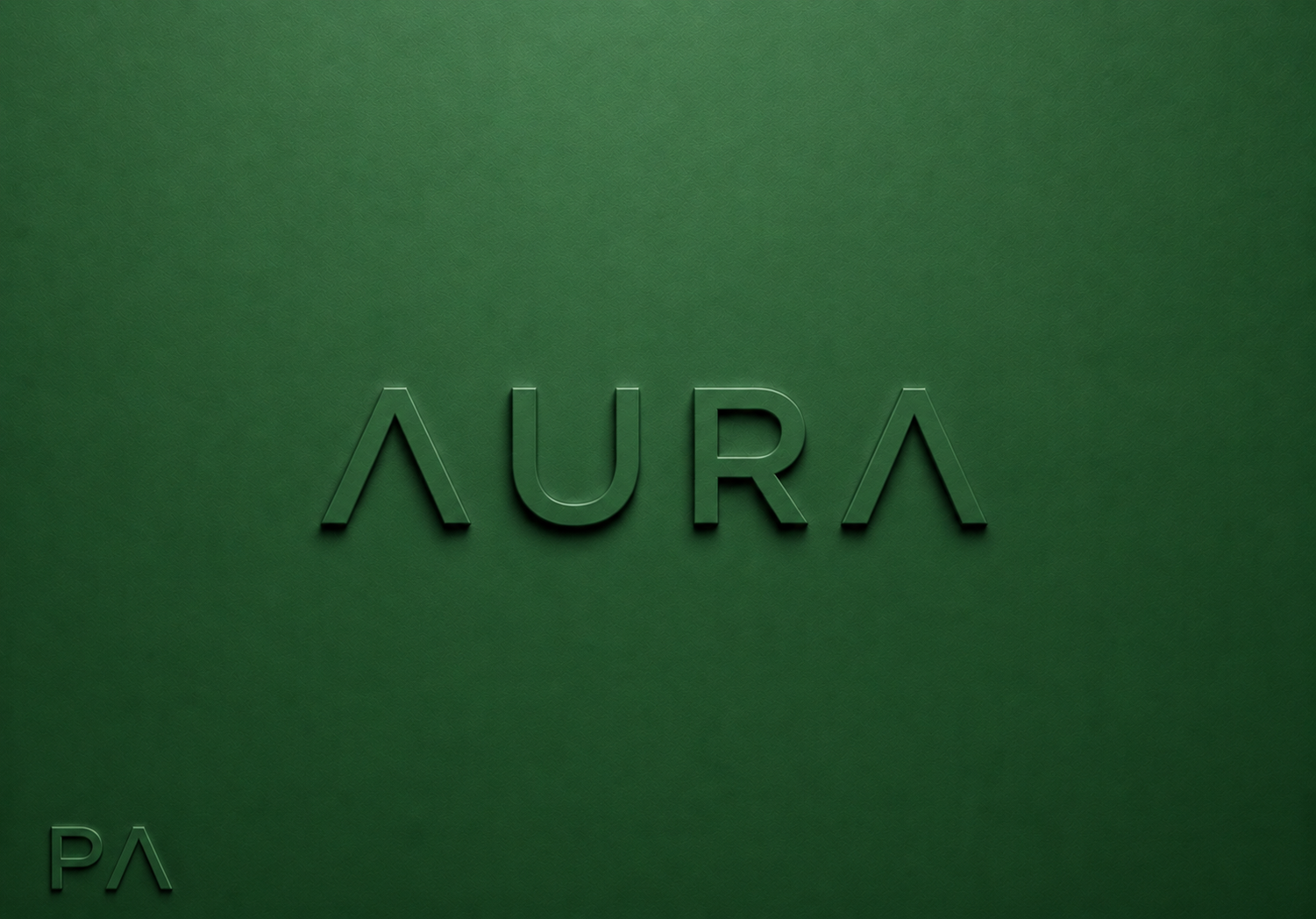 Emerald Aura - Green desk mat setup