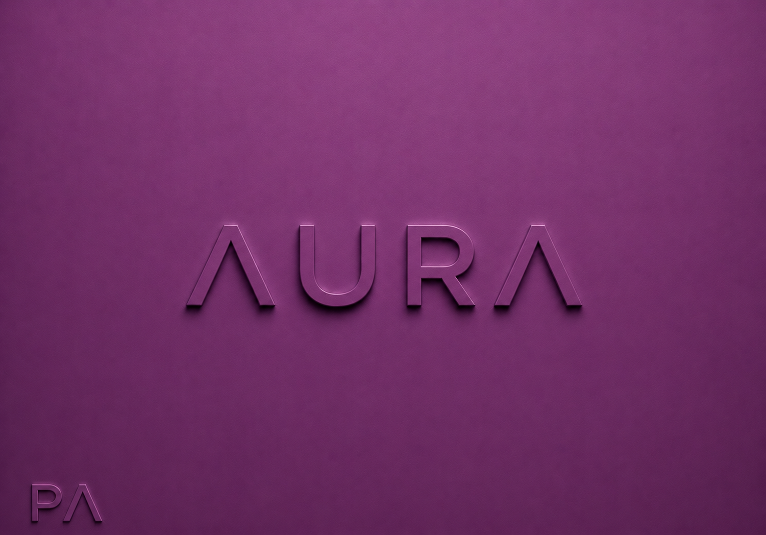 Royal Aura - Purple desk mat setup
