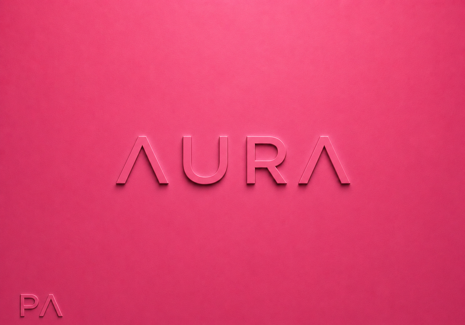 Rose Aura - Pink desk mat setup