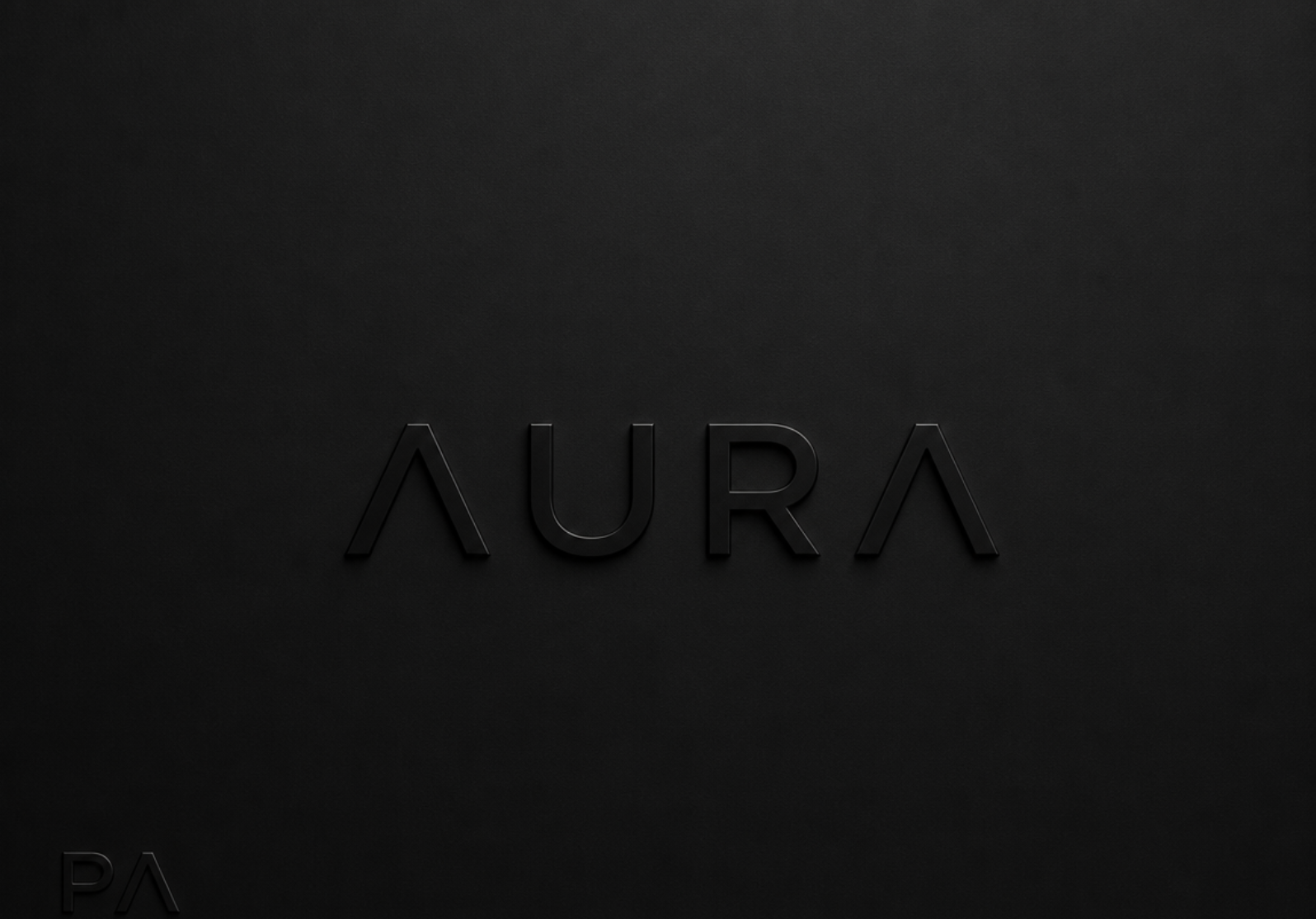 Midnight Aura - Black desk mat setup
